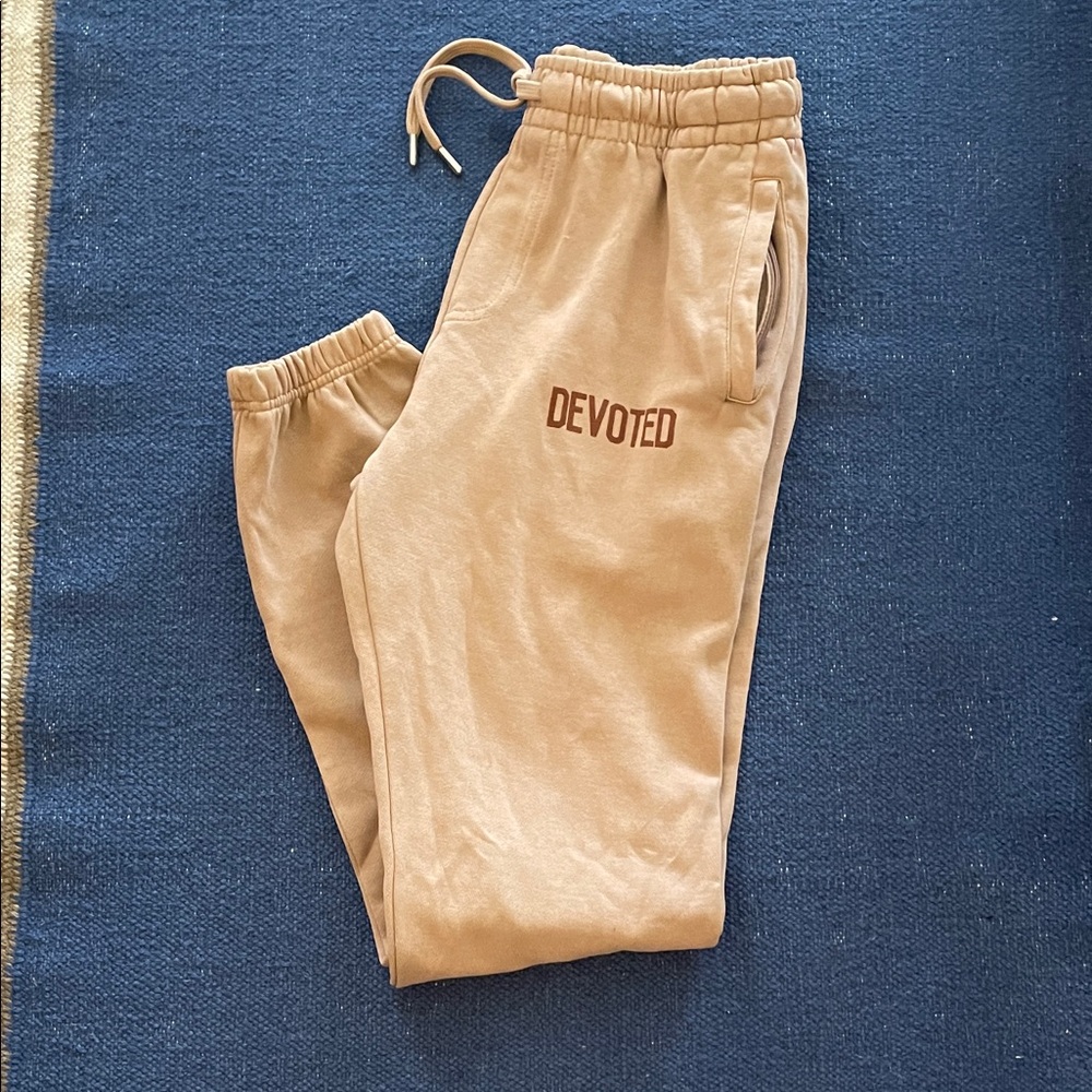 Devoted Tan Track Pants for Women